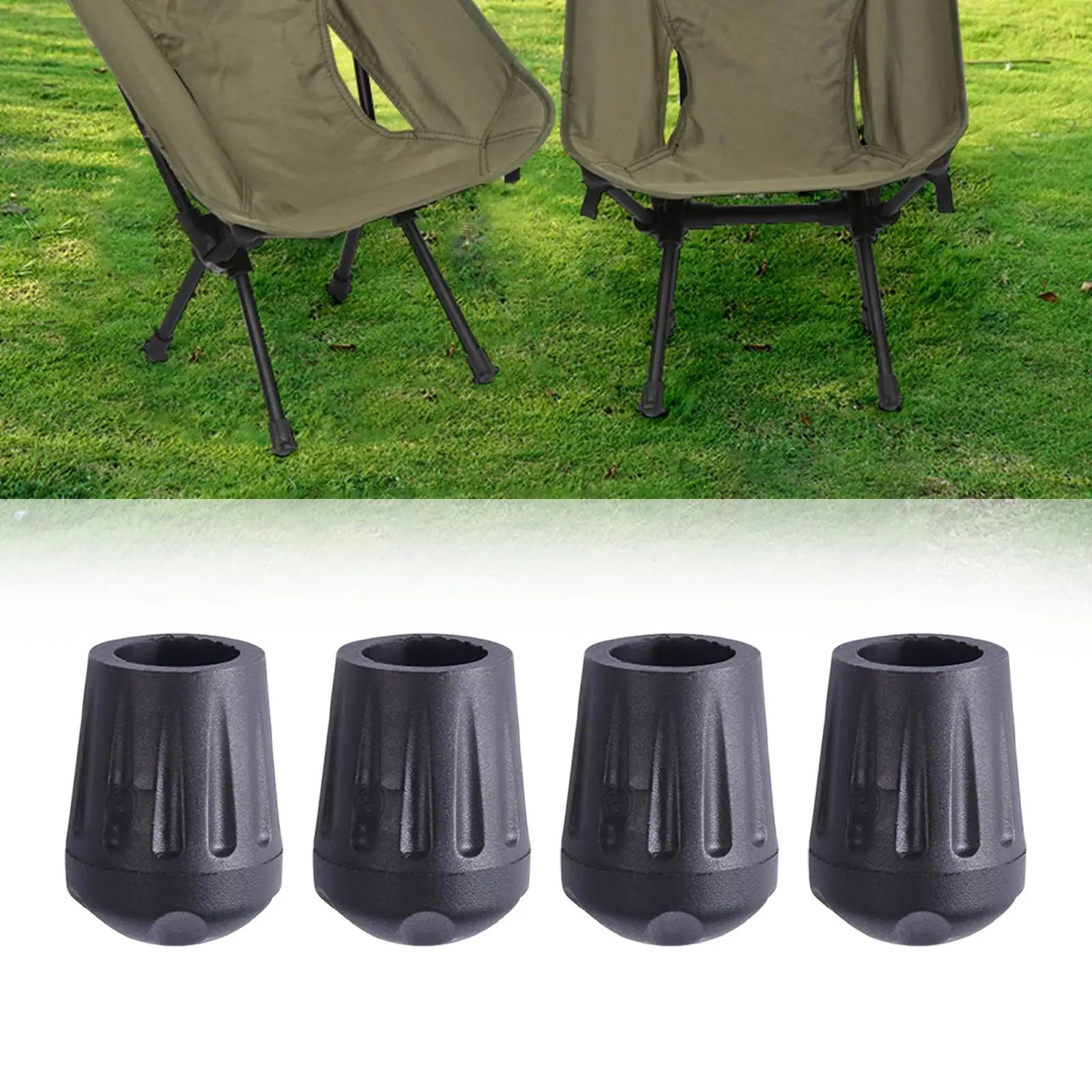4 Pieces Felt Furniture Pads Hardwood Floor Protectors for Chair Legs 2.0cm Inner Diameter Non-Slip Covers Laminate Floors view 2