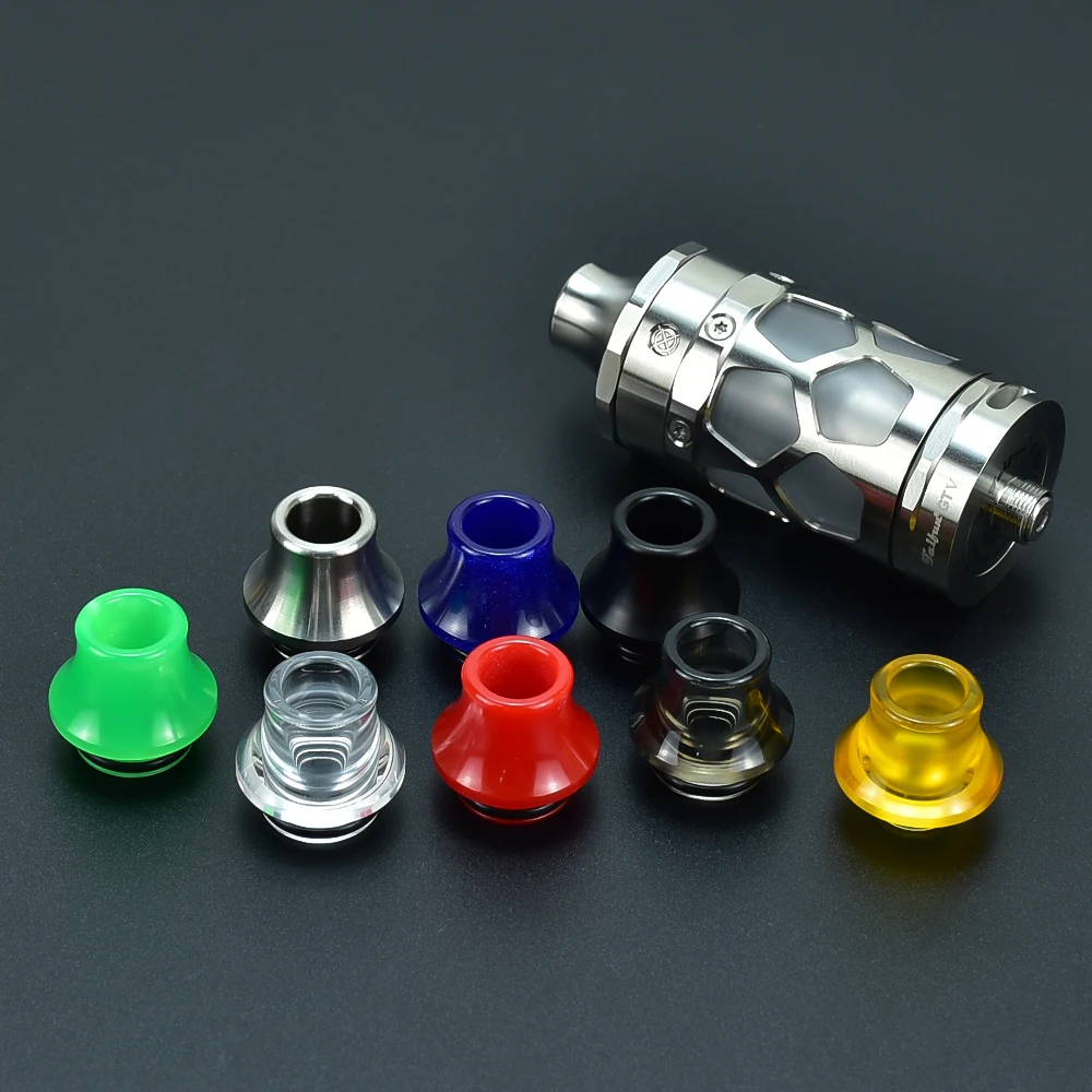 Wolfcoolvape Phong Cách 810 Nhỏ Giọt Đầu 510 Nhỏ Giọt Đầu Chất Liệu Nhựa Cho Zeus X Rta Taifun Gt5 Rta Thả V1.5 Rda