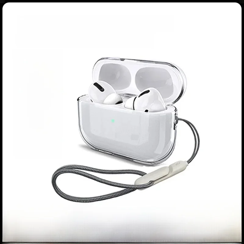 Étui Transparent pour AirPods 3 2 1 Pro Pro2, housse de protection transparente en TPU souple pour écouteurs sans fil, coque pour écouteurs Air Pods Pro 2