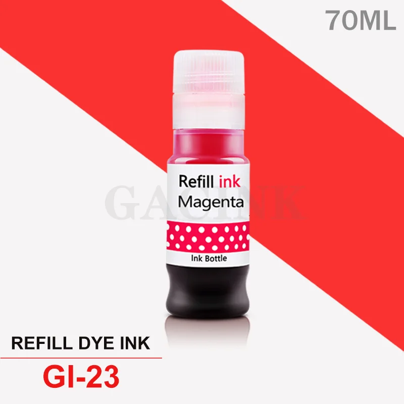 GACINK Tinta Pewarna Isi Ulang GI 13 GI 23 GI 43 GI 53 GI-53 GI 73 GI 83 GI 93 untuk Canon G510 G540 G550 G570 G610 G620 G640 G650 G670