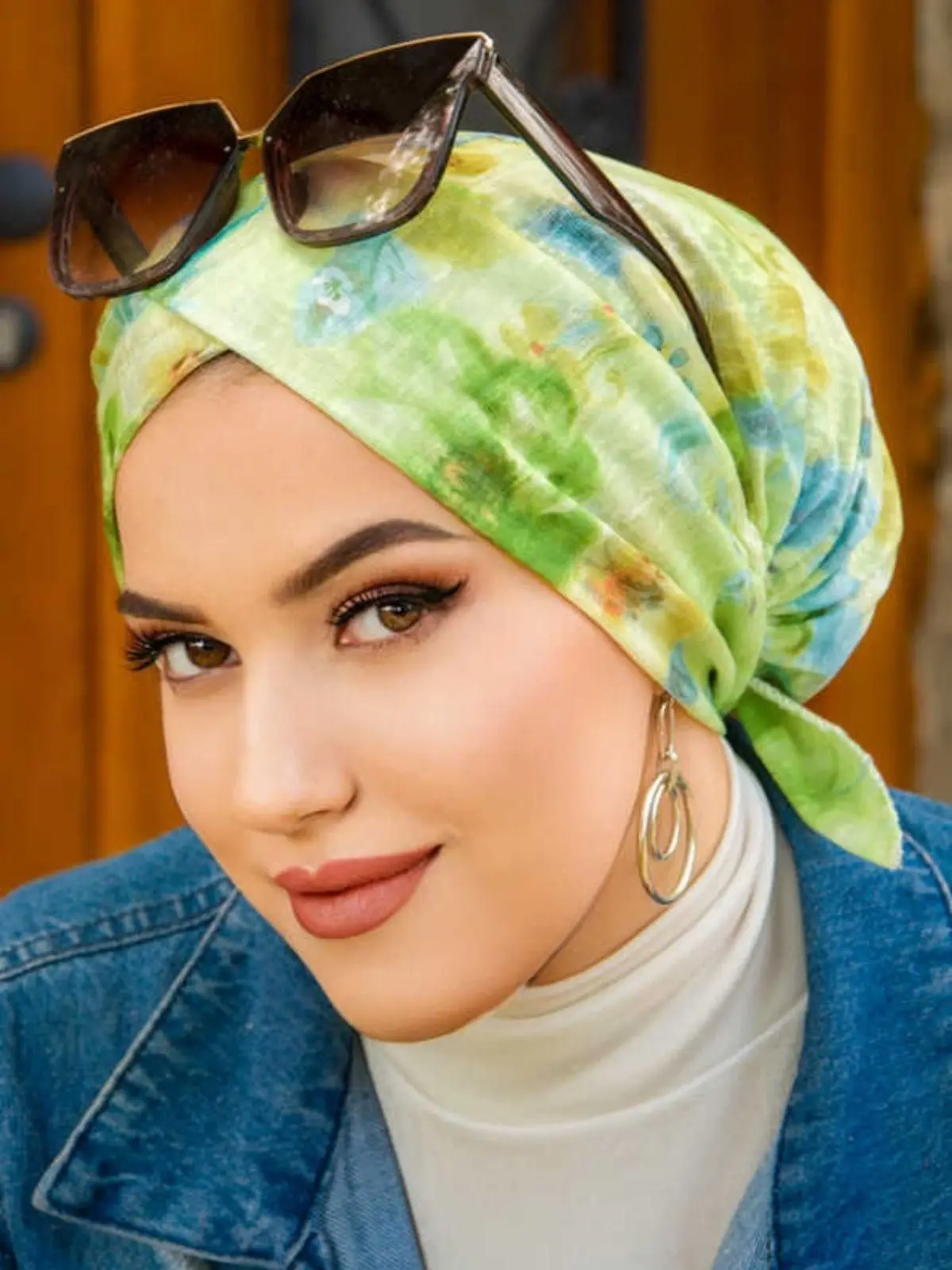 Cross Banded Bonnet, Hijab Muslim Fashion Shawl Casual Clothing Woman Indispensable for Modern and Stylish Women