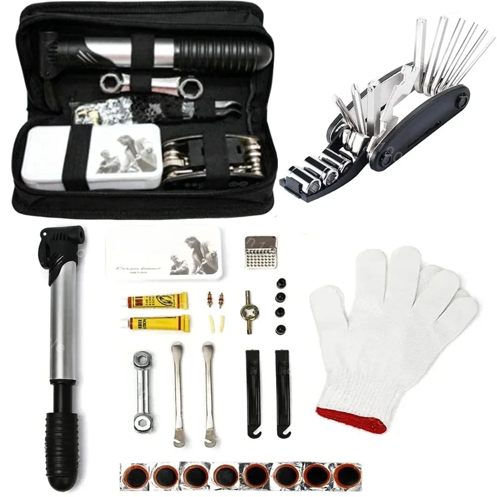 AliExpress Bike Repair Kit Patches Multifunctional Cycling Tire Patch Glue Bicycle Repair Puncture Combination