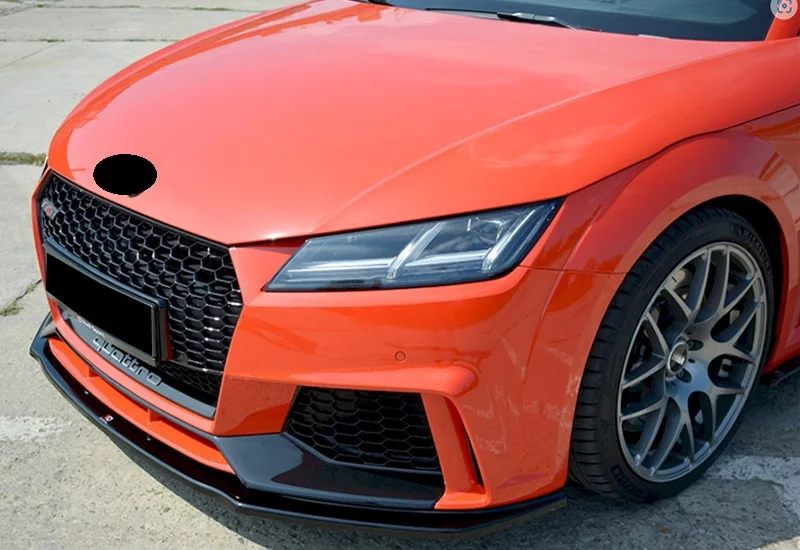 Labio de parachoques delantero Max Design para Audi TT 8S Mk3 RS 2016, divisor de carrocería, alerón de coche, accesorios de coche, herramientas