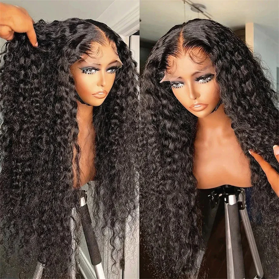 13x4 Lace Front Human Hair Wigs Deep Wave 13x6 HD Lace Frontal Wigs For Women Wet And Wavy Brazilian Water Wave Lace Front Wigs