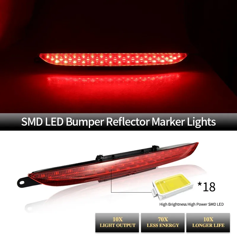 

1PC LED High Mount Third Brake Light Rear Tail Stop Warning Lamp Canbus For Audi MK2 TT 8J 2007-2014 8J0945097 Car Accessories