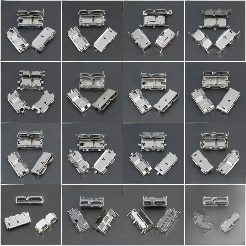 YuXi 1PC Micro USB typu C Jack złącze ładowania gniazdo portu kobiet dla Xiaomi 5 5S 5PLUS 5C 5X 6 6X 8 8SE Mix2 Mix2S Max2 — zdjęcie 2