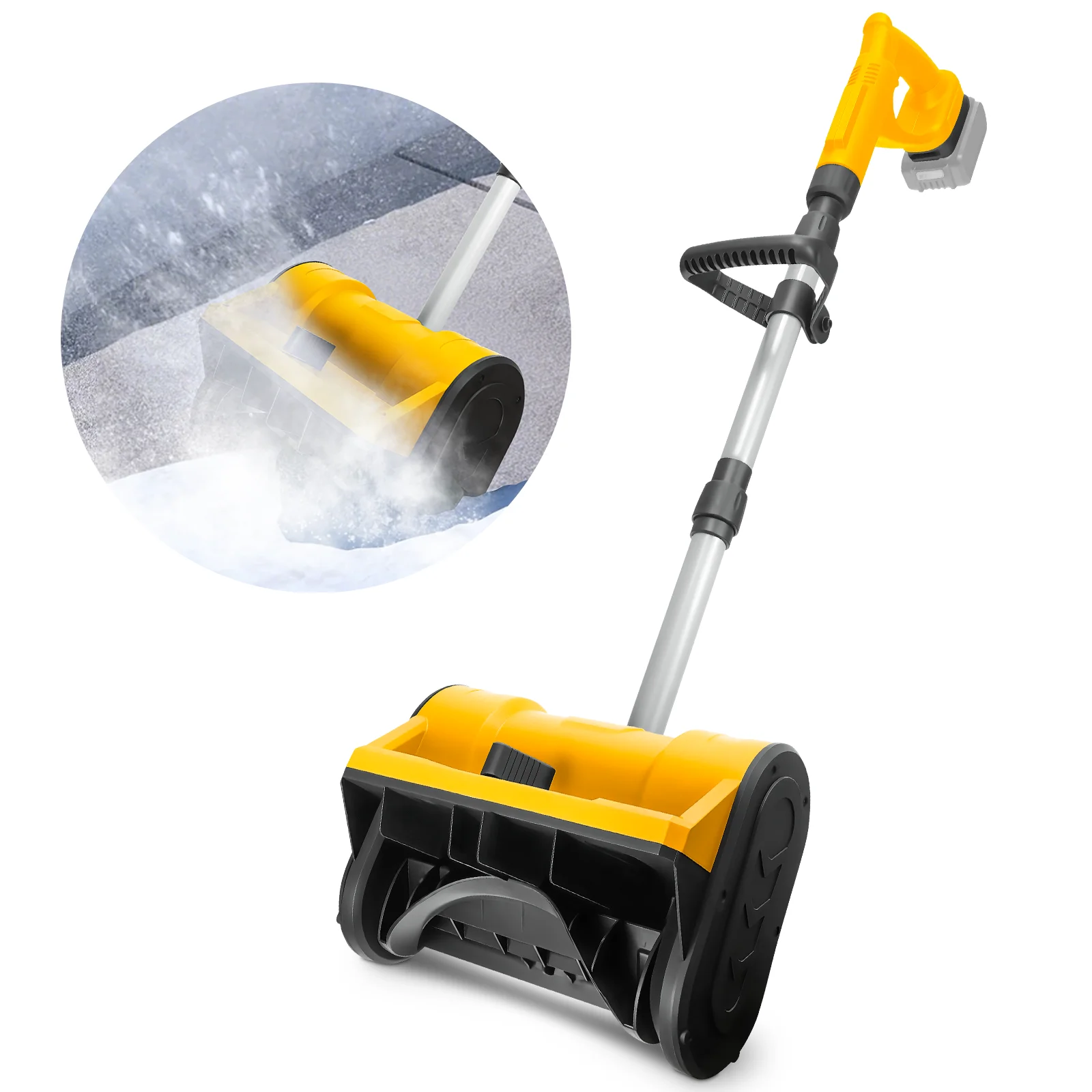 Brushless Electric Snow Plow 3000RPM Cordless Snow Blower Winter Snow Removal Machine Home Yard Tool for Dewalt 20V Battery Pin