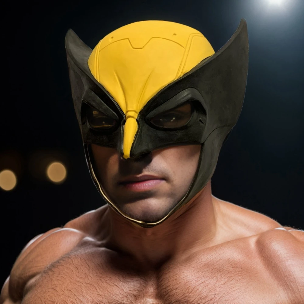 New High Quality Wolverine Mask Horror latex Half Face Helmet James Howlett Face Mask Movie Cosplay Halloween Costume Props