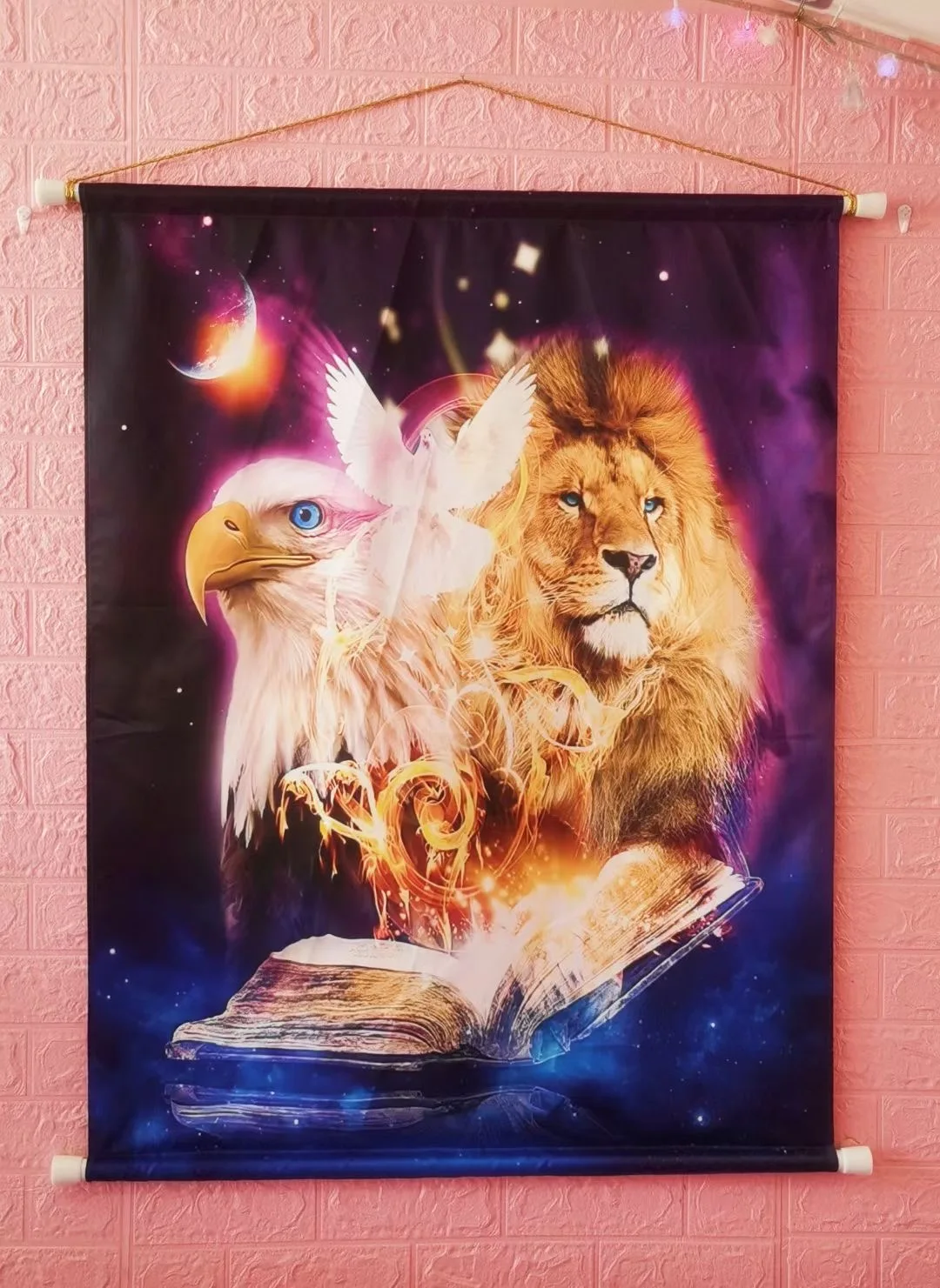 christian holy spritual revivol Lion Eangle  banner