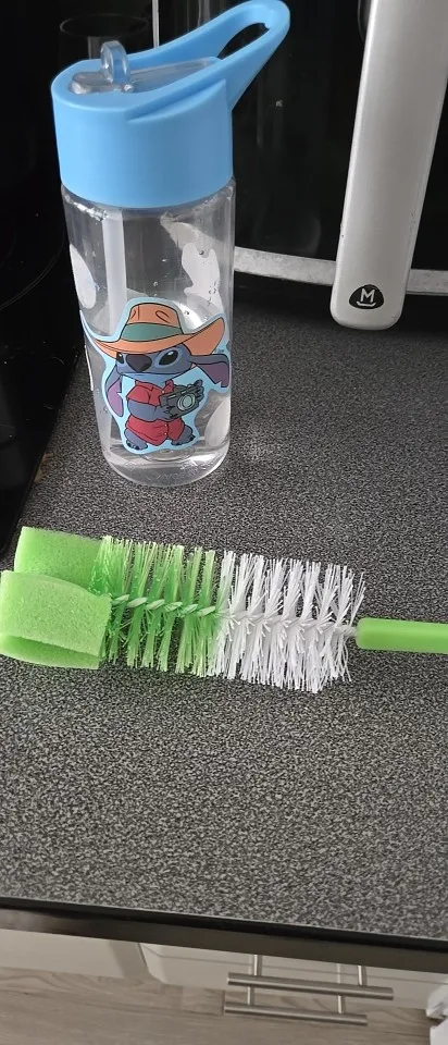Baby Bottle Brush Multi-Purpose Long Handle Fine Hair Sponge Cleaning Brush Household Dishwashing Cup Washing Cleaning Tools photo review