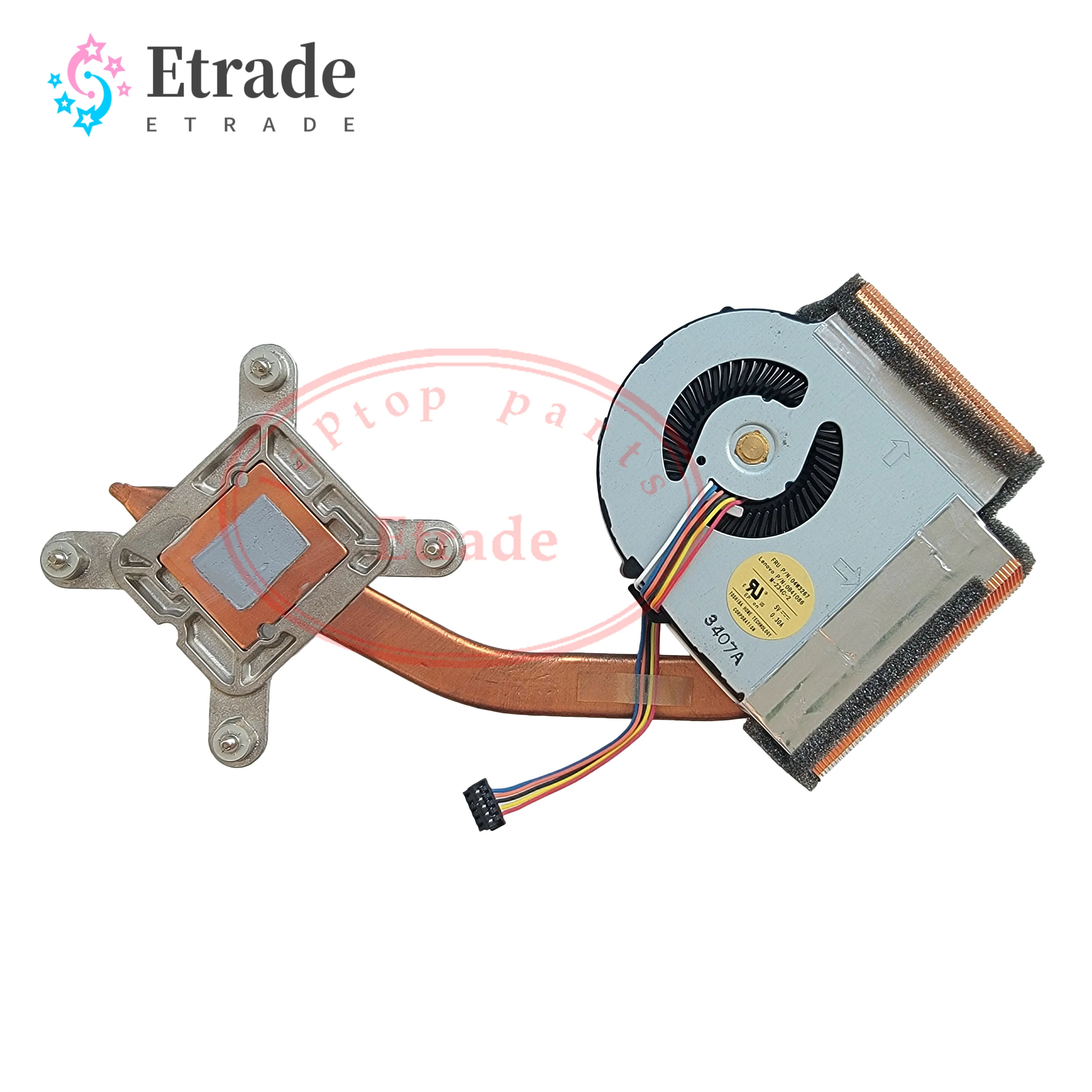 New Original For Lenovo ThinkPad T430 T430I CPU Cooling Fan integrated Heatsink  04W3267 04W3269