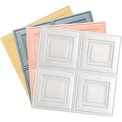 1/5/10pcs 70*70cm 3D Stereo Self-Adhesive Wall Sticker Waterproof Bedroom Living Room Background Decoration Wallpaper