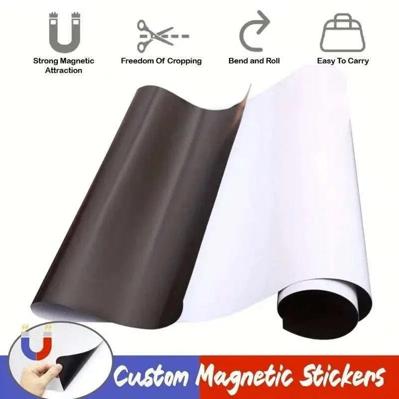Custom Car Magnets - Round Vinyl Bumper Stickers, Perfect for DIY Personalization, Family Photos, and Business Ads