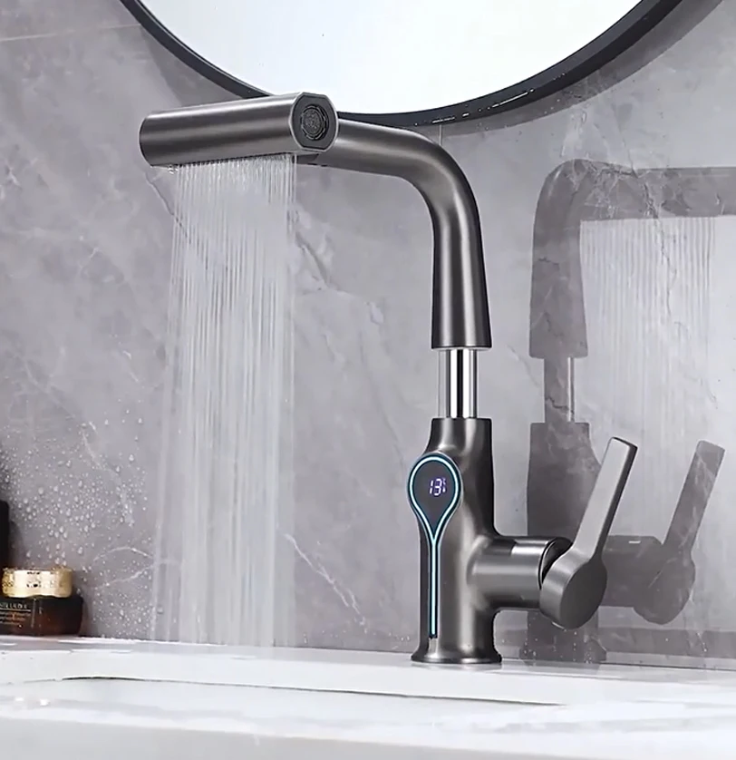 lift-up-down-stream-sprayer-hot-cold-water-sink-mixer-wash-tap-for-bathroom-waterfall-temperature-digital-display-basin-faucet