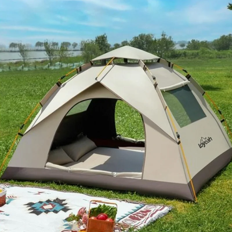 Comfort One-touch tent camping tent for 2-3 people waterproof for 3-5 people