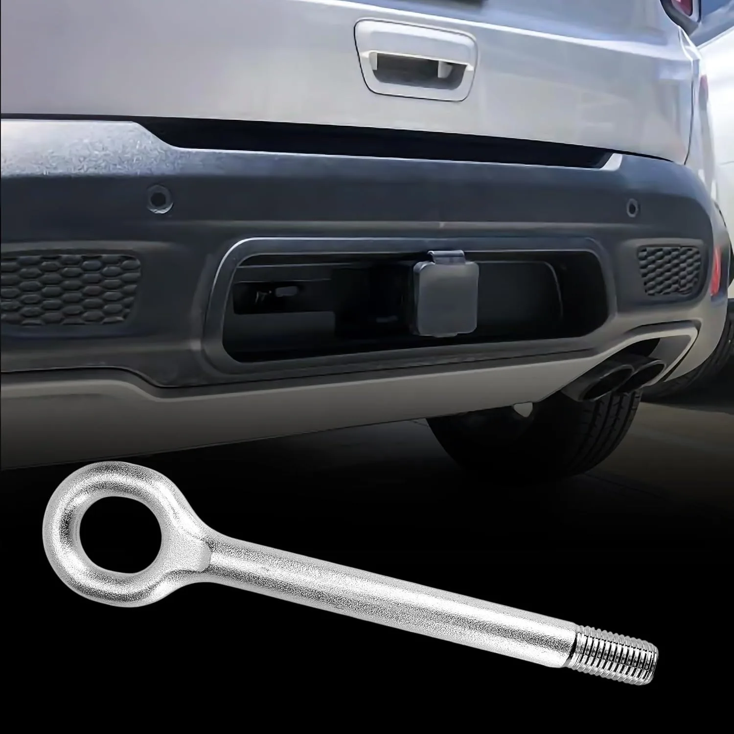 

Trailer Hook Front Rear Towing Hook Replacement for Jeep 2016-2021 51798113 1612882780 Tow Eye Recovery Hook for BQ-Jeep Renegad