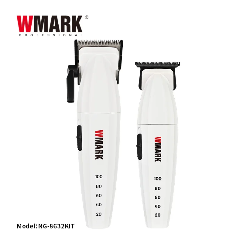 2025 WMARK NG-8632KIT HIGH SPEED HAIR CLIPPER, HAIR TRIMMER, ELETRIC HAIR CUTTING, DLC POWDER METALLLURGY BLADE, EXTRA BLADE SET