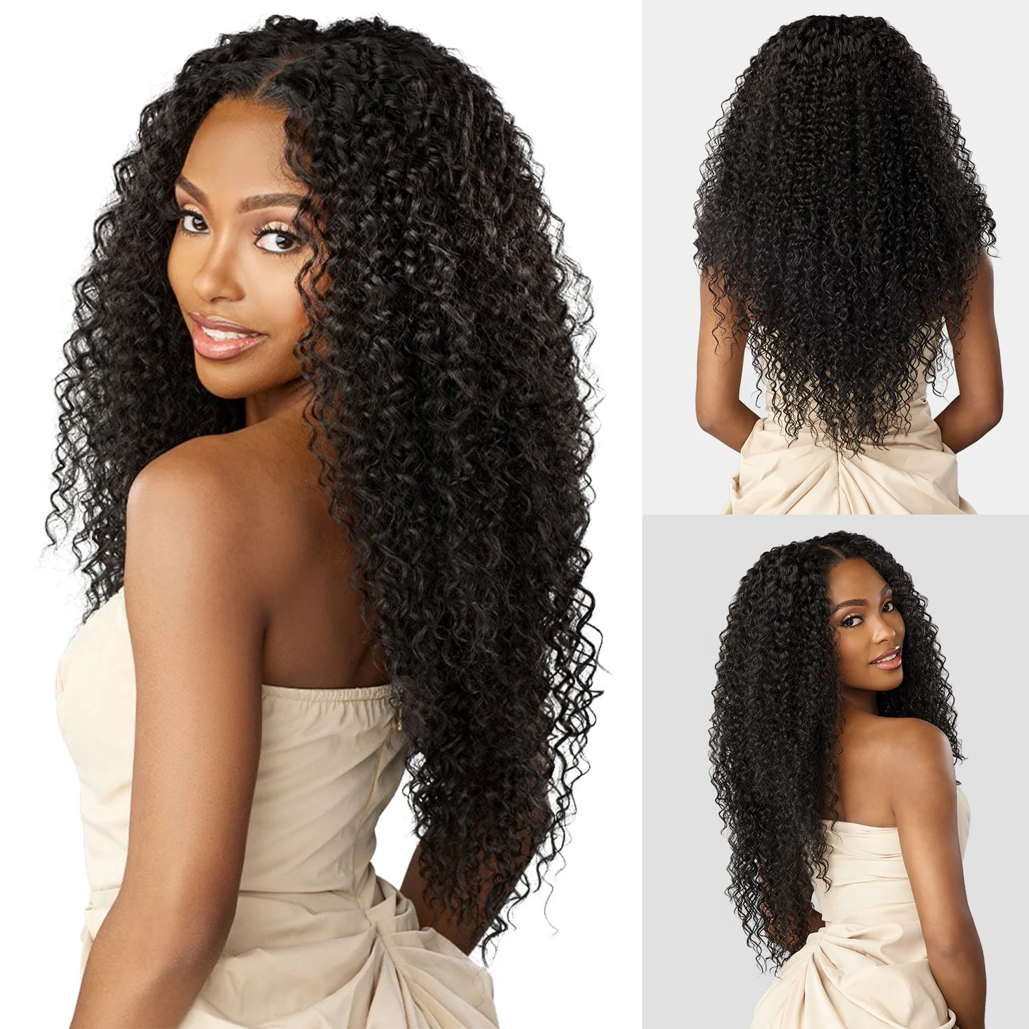 Sensationnel HD الدانتيل الجبهة شعر مستعار اصطناعي سحابة 9 ما الدانتيل غلويليس 13X6 أليينا - شعر طويل مجعد