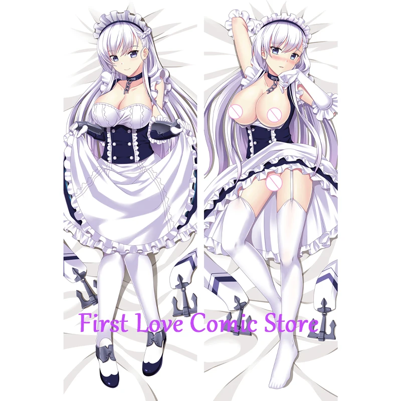 

Dakimakura Anime Pillow Cover Belfast Beautiful Gody Double Sided Print Life-size Body Decoration