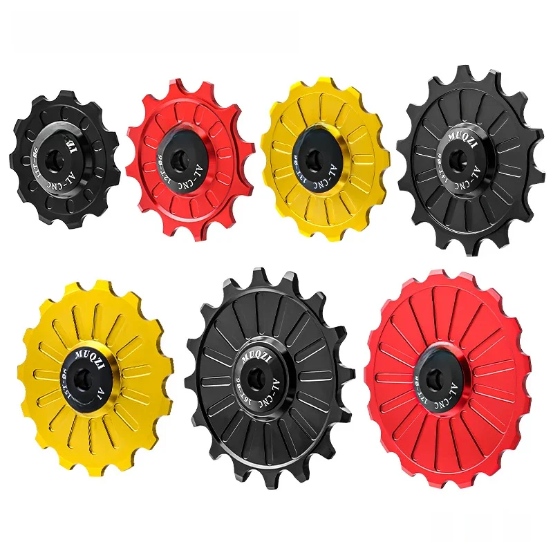 AliExpress 11 12 13 14 15 16 17T Teeth Aluminium Alloy Ceramic Bearing MTB Road Mountain Bicycle Bike Rear Derailleur Guide Pulley Wheel