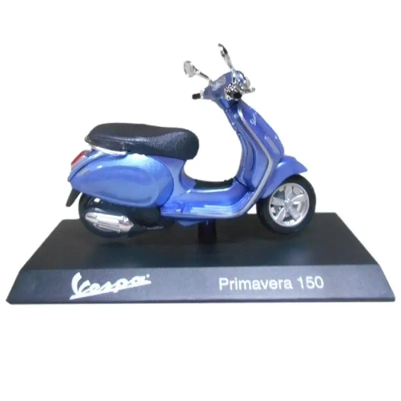 Salvat, Scooter Primavera 150 Classique et Urbain de Style Rétro, Échelle 1:18, Miniature en Diecast, Collection Vespa Storia Di Un Successo Tutto Italiano, Sans Boîte, Emballage Blister Original, Base d'Identification du Modèle