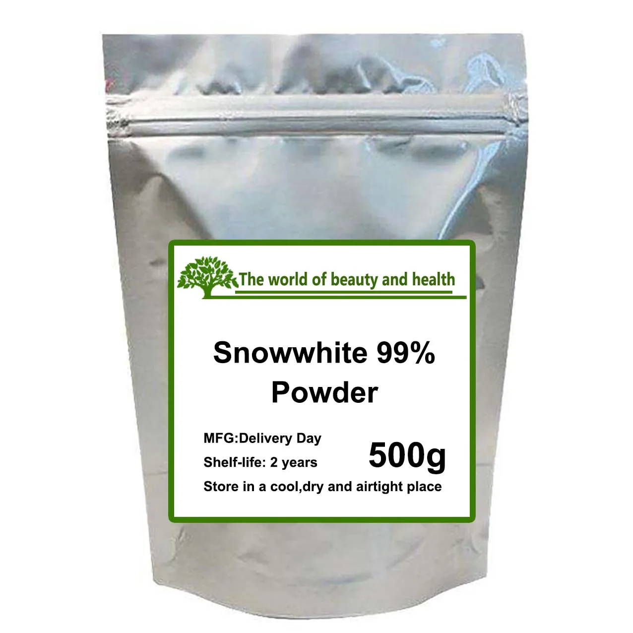 Popular Cosmetic Grade Skin Lightening Snow White Powder for Skin Whitening, 99% Purity