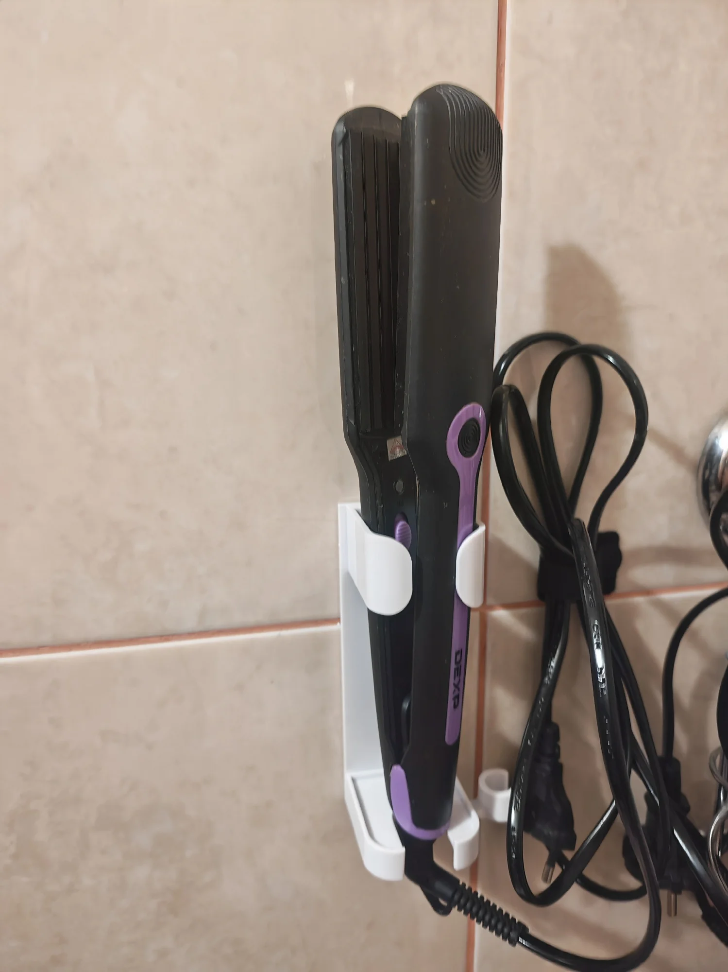 Hair Curler Straighteners Holder Curling Bracket Wall Mounted Hair Dryer Organizer For Bathroom Home Accessories photo review