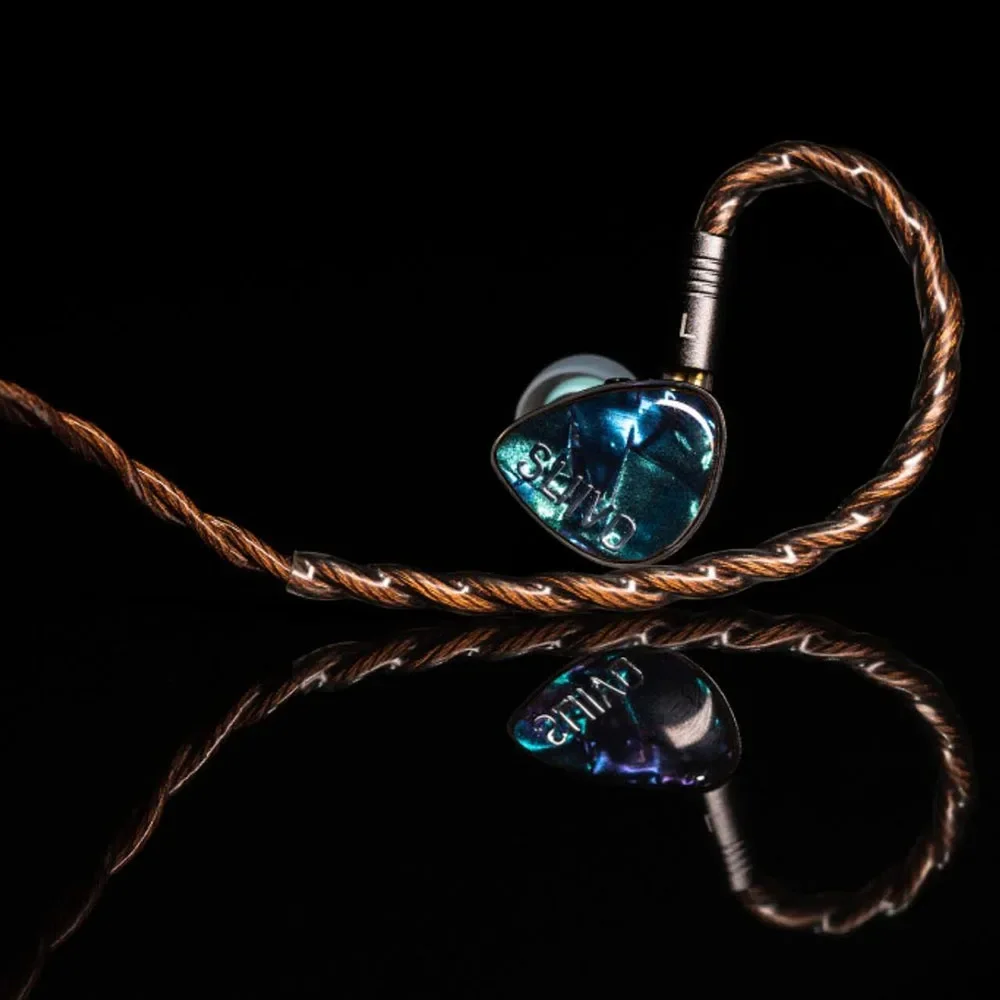 Słuchawki douszne SLIIVO SLA3 IEM 1DD+3BA z technologią hybrydową, 8 przetwornikami, Hifi, monitor douszny, wtyk 2-pinowy zbalansowany, redukcja szumów. — zdjęcie produktu 7