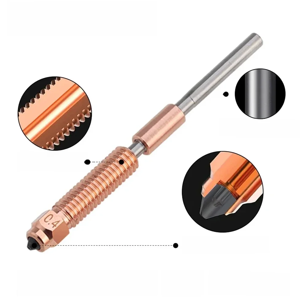Zestaw dysz Trianglelab Hardening Steel K1C z szybką wymianą do K1C Ender-3 V3, szybka instalacja, drukowanie o wysokim przepływie, ulepszony. — zdjęcie produktu 7
