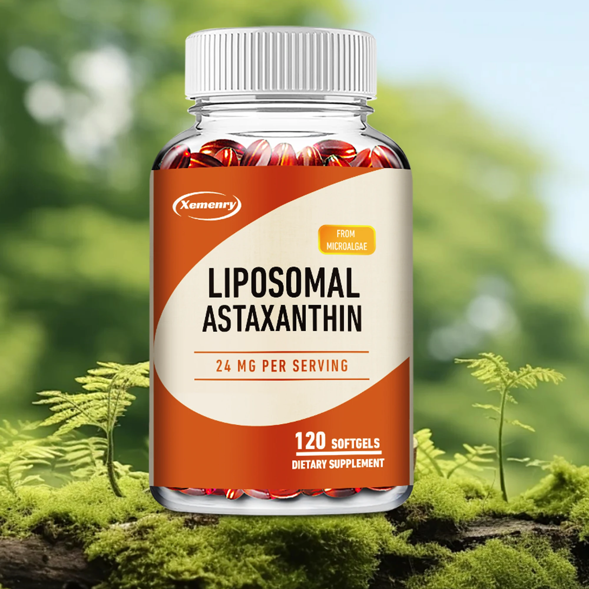 كبسولات استازانتين Liposomal ، تعزز العين ودماغ القلب وصحة المفاصل والجلد وتسرع عملية التمثيل الغذائي ، كبسولات