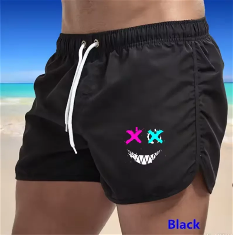 

Summer Shorts Men Swim Trunks Quick Dry Board Shorts Bathing Suit Breathable Drawstring With Pockets Surfing Beach Sweat Pants