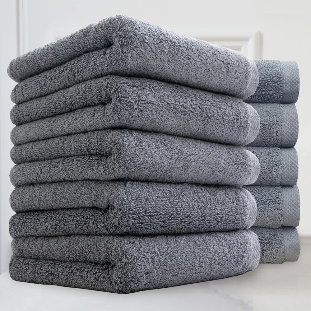 [Cotton Cloud] Thoughy 200g 100% Cotton, 40 Number Hotel Towels, 5/10 Middlegrey5 Piels, Bath Towels, 40*80cm Cotton Cloud