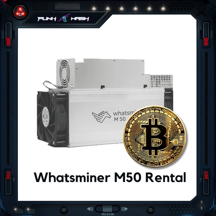 Аренда ASIC-майнера MicroBT Whatsminer BTC Miner Whatsminer M50 120Th/s 3422W Риг для майнинга ASIC BTC BCH Майнер M50 Биткойн Майнер