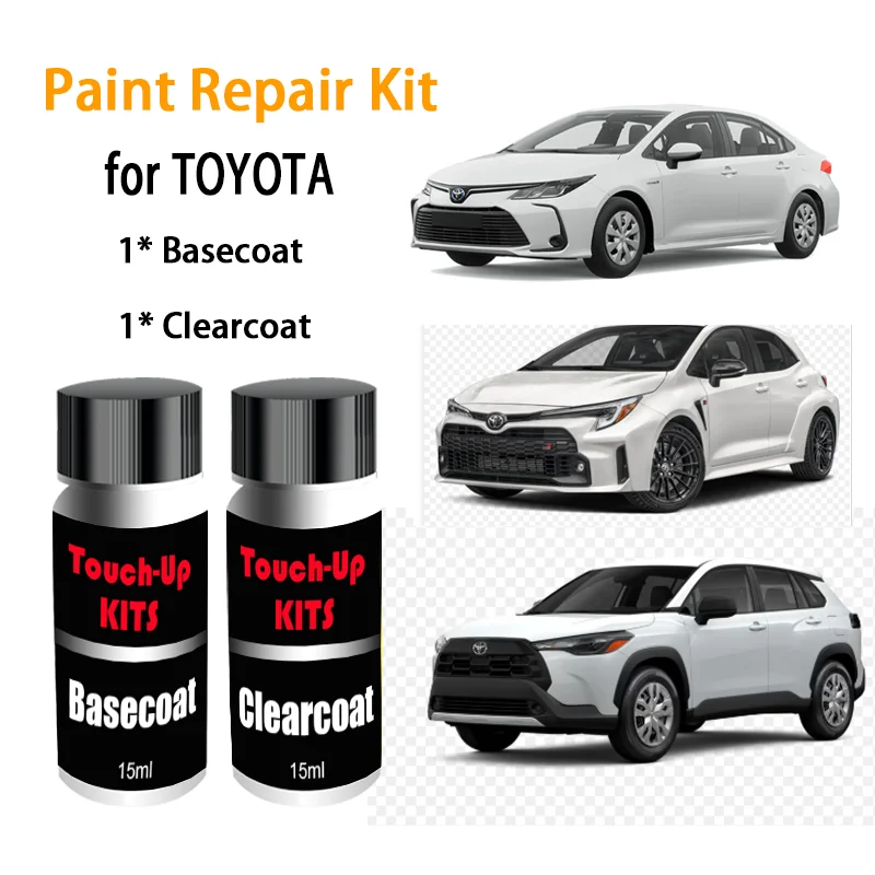 Car Scratch Paint Repair Kit for Toyota Corolla/Corolla Cross/GR Corolla /Camry/RAV4/Highlande/Prius, Touch-Up Kit