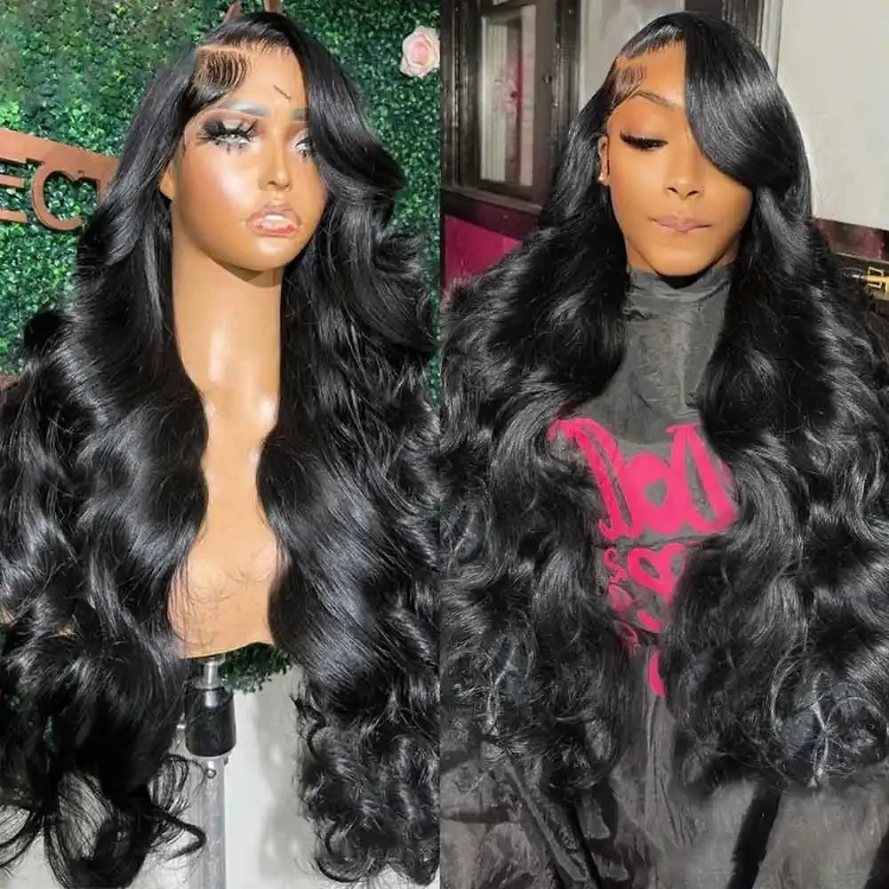 MELODIE Body Wave 30 40 Inch 13x6 HD Transparent Lace Front Human Hair Wigs Water Wave 5x5 Glueless Wig Remy Brazilian For Women