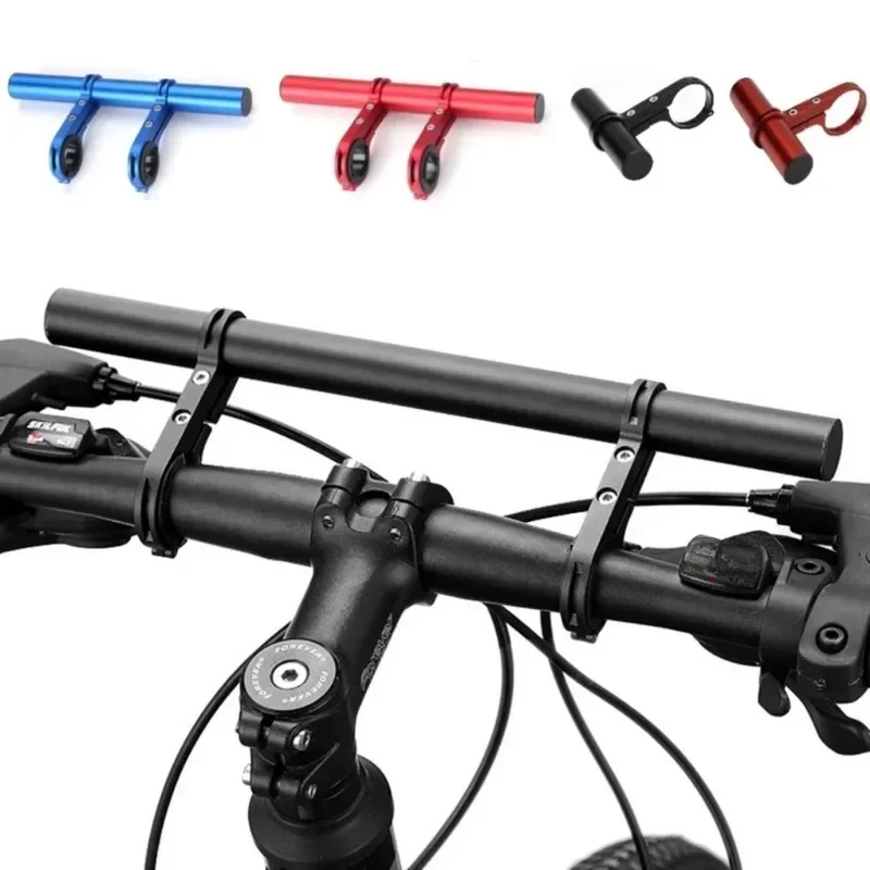 AliExpress 10/20/30cm Bicycle Handlebar Extended Bracket MTB Headlight Mount Extented Bar Road Mountain Bike Handlebar Extender Rack Parts