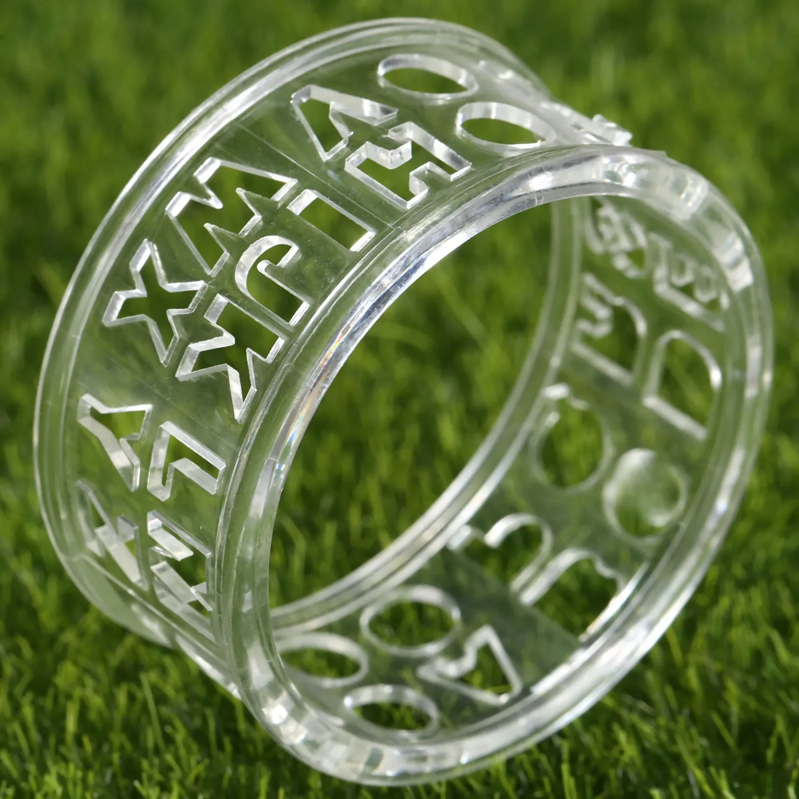 Plastikowa piłka golfowa litery alfabetu liniowej linii Marker przezroczysty szablon Monogrammer rysunek Mark narzędzia Golf pomoce szkoleniowe 1PC — zdjęcie 2