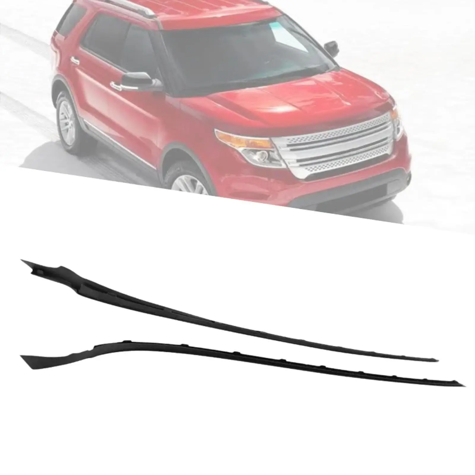Windshield Side Molding Be8Z5403137A Right and Left Windshield Side Spare Part Be8Z5403136A for Ford Fiesta RH+LH 1.6L 2011-2019