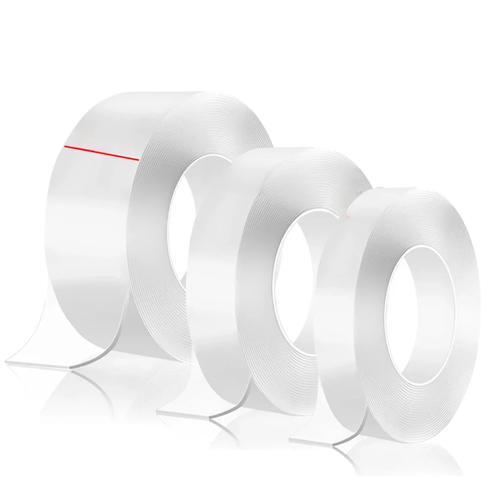 20/30/50 mm breites Nano-Klebeband, 1–10 m, extra starkes doppelseitiges Klebeband, abnehmbares, wasserdichtes Montageband für Wände, Poster