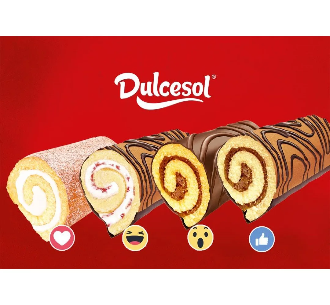 Dulcesol pastelaria e produtos de pastelaria-braços de chocolate, açúcar, creme, trufa... Caixa com 5 unidades individualmente envolvido 250gr