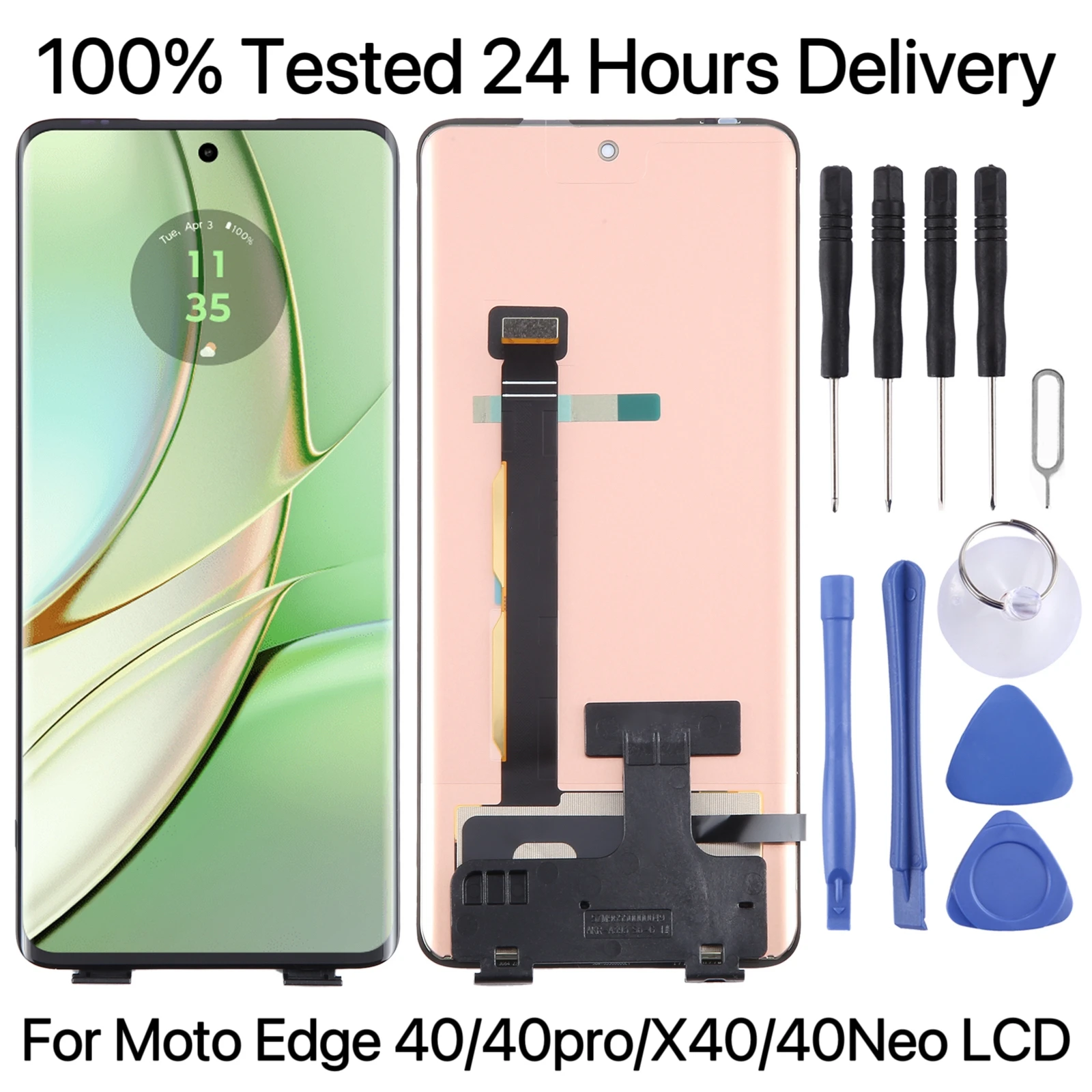 NEW Original Oled For Motorola Edge 40 XT2303-2 Edge 40 Neo LCD Display Screen Frame Touch For Moto Edge 40 Pro X40 XT2301-5 LCD