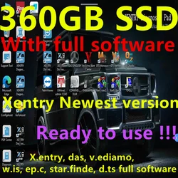 Xentry SSD software 2023.12 install and activate by remote for MB STAR sd C4/C5/C6 openport software Diagnostic for C4/C5/C6 SSD