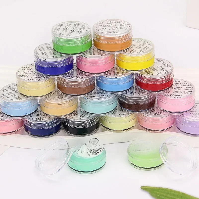 15 stuks siliconen kleurpasta, crèmekleurpasta op oliebasis, Macaron-pigment, DIY-knijplijm, AB siliconenkleurstof - afbeelding 2