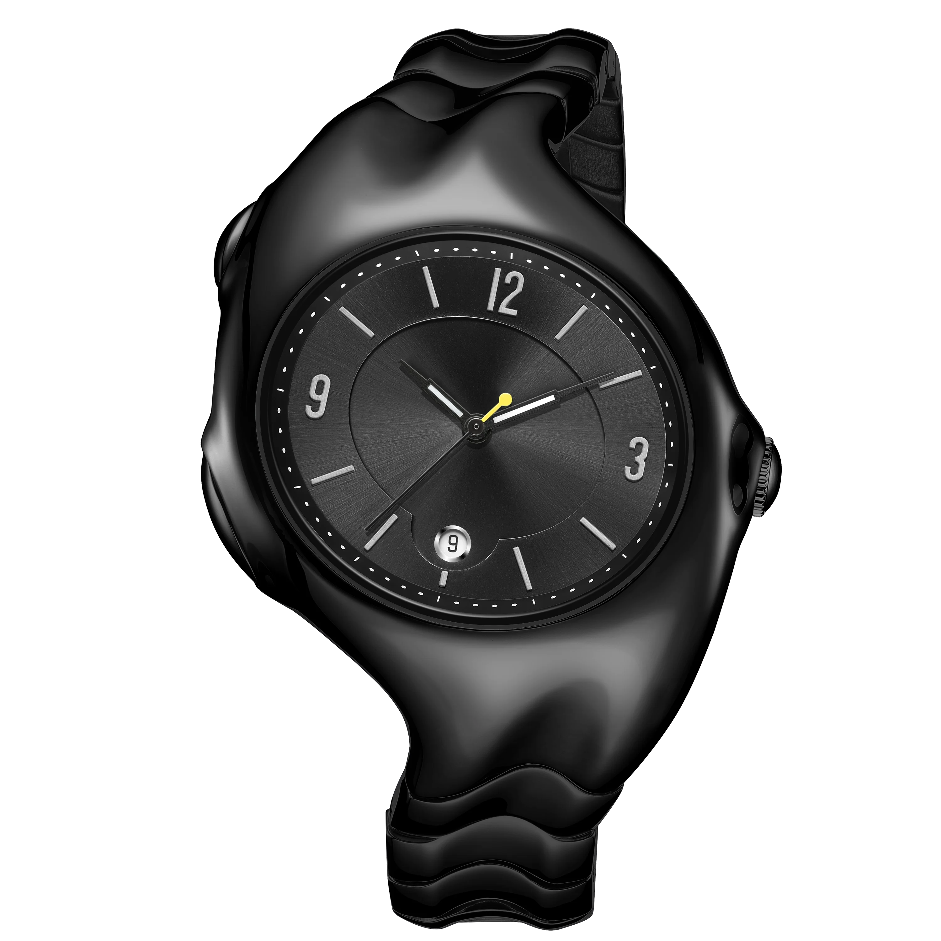 BENLYDESIGN X5000 Y2K Quartz Watch for Men Retro Futuristic Metal 