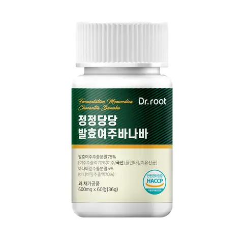 정정당당 발효 여주 바나바잎 타블렛 1박스 600mg 60정