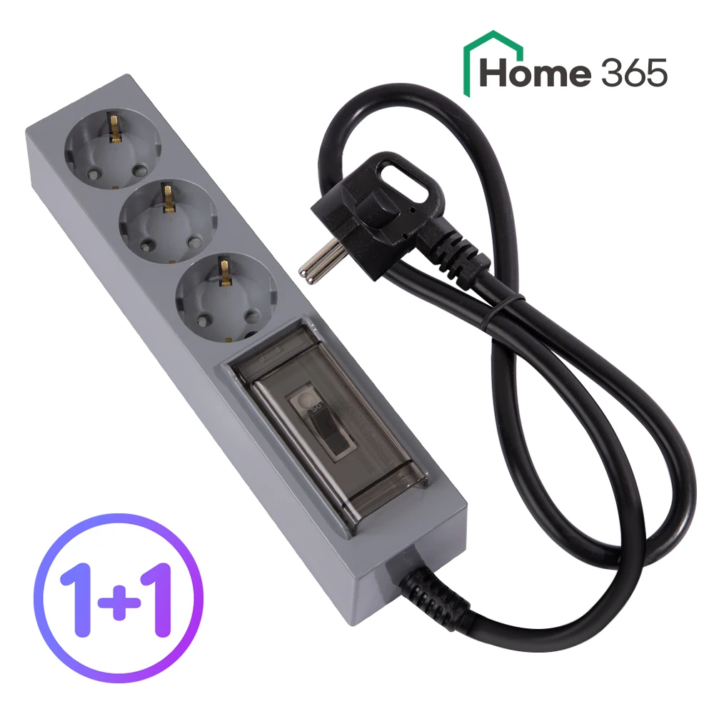 1+1 Domestic High Capacity 4000w Multi-outlet 3-gu 0.7m Grey