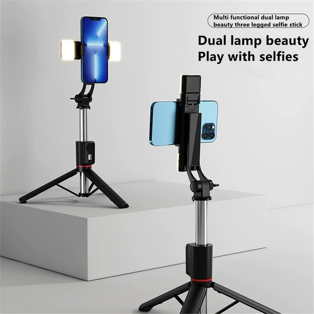 FANGTUOSI 170cm extender Selfie Stick trípodes con abrazadera para teléfono móvil para Samsung iPhone Huawei Xiaomi soporte