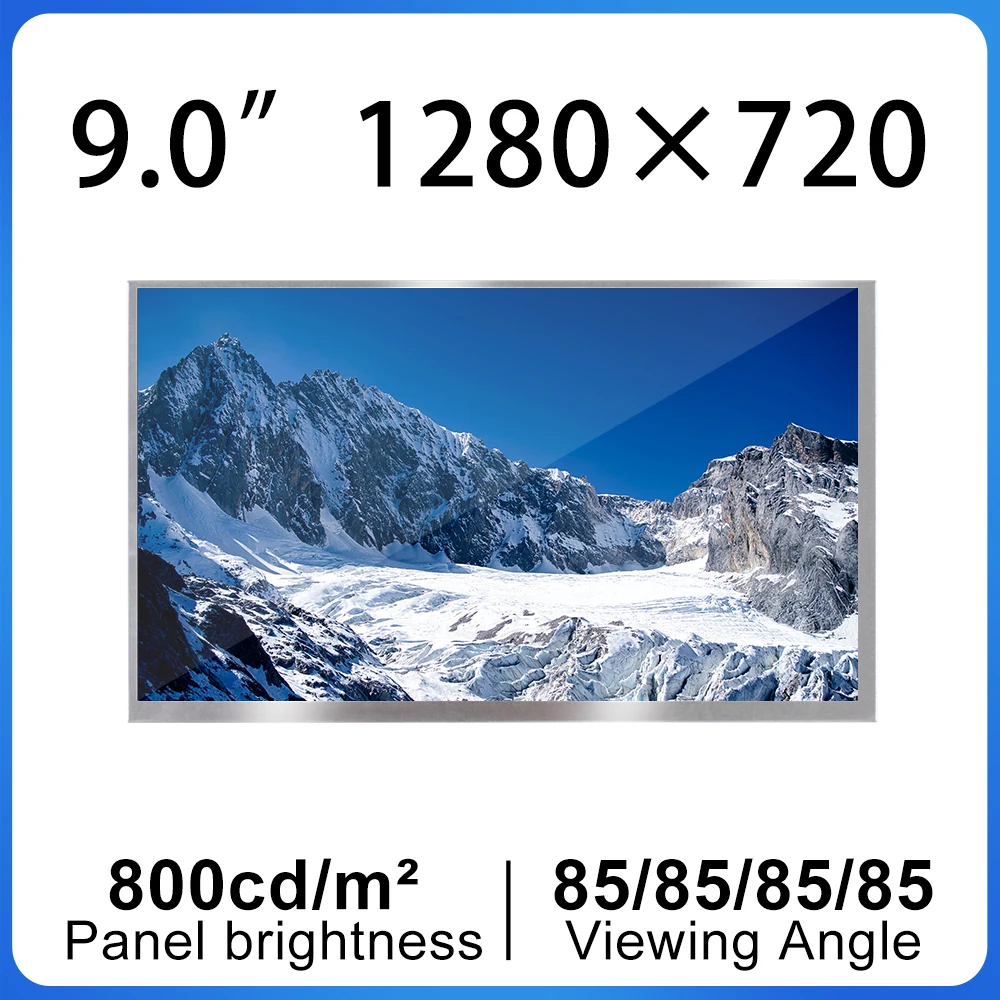 

9.0 Inch TFT LCD Display Screen 1280*720 LCD panel Outdoor Highlight screen HSD090JHW1-D10 For automotive