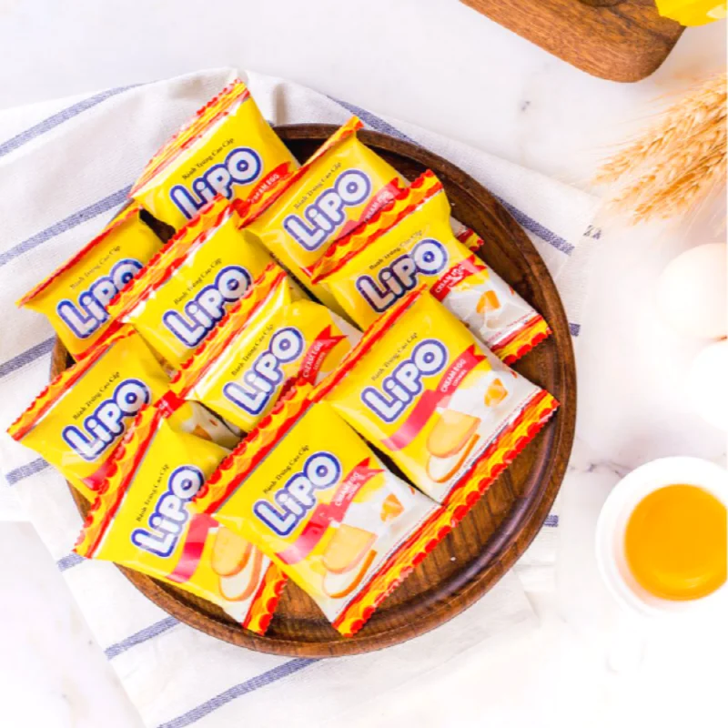 베트남 국민 과자 리포 에그쿠키 LIPO 다낭 비스켓 4가지맛 135g x 4팩 (56개입)