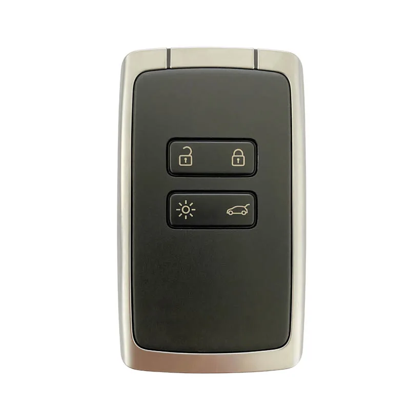 CN010065 For R-enault Megane 4 Talisman 4 Buttons ORIGINAL Smart Card 433 MHz Transponder AES Chip Keyless GO